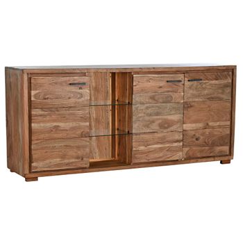 Aparador Dkd Home Decor Marrón Cristal Acacia (175 X 40 X 78 Cm)