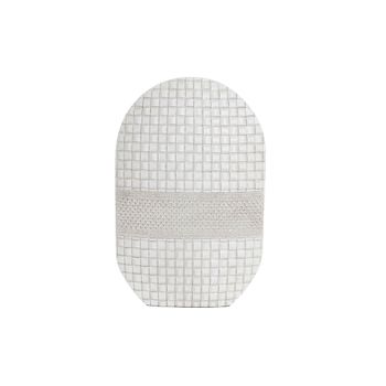 Jarrón Dkd Home Decor Blanco Resina Moderno (30 X 10 X 45 Cm)