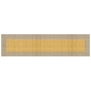 Alfombra Dkd Home Decor Amarillo (60 X 240 X 0,7 Cm)