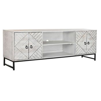 Mueble De Tv Dkd Home Decor Metal Madera De Mango (180 X 40 X 60 Cm)