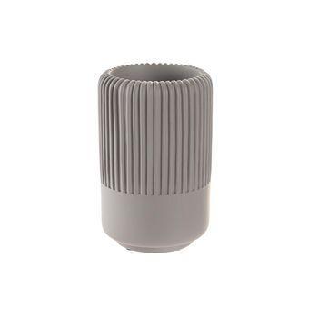 Vaso Dkd Home Decor 7 X 7 X 11 Cm Gris Cemento