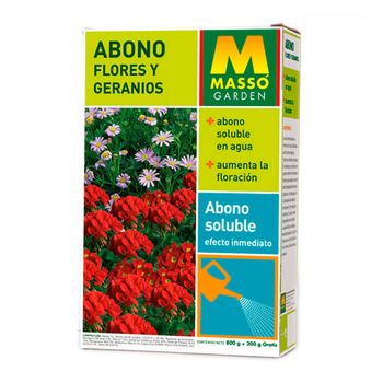 Abono Soluble Flores Y Geranios 1 Kg Masso - Neoferr..