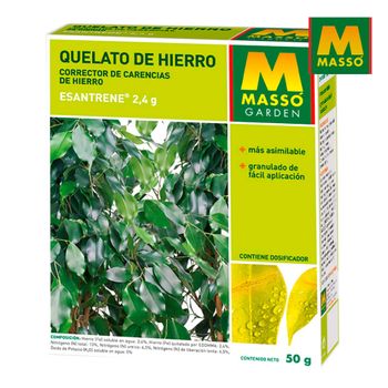 Pack 3 Unids - Quelato De Hierro 50 Gr. Fertilizante Masso - Neoferr..