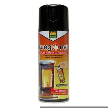 Pintura Anticalorica Aer Negra - Masso - 231096 - 400 Ml..