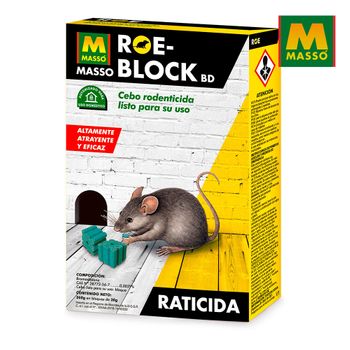 Pack 6 Unids - Roe-block 100 Gr.raticida Masso - Neoferr..