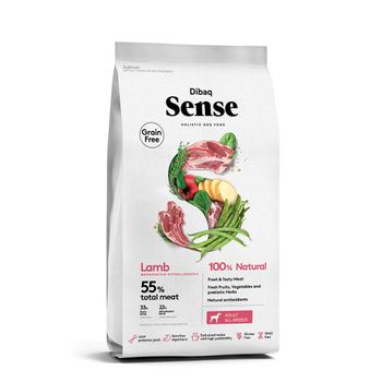 Dibaq Sense Grain Free Cordero Pienso Perro 12 Kg