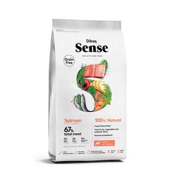 Dibaq Sense Grain Free Salmon Pienso Perro 12 Kg