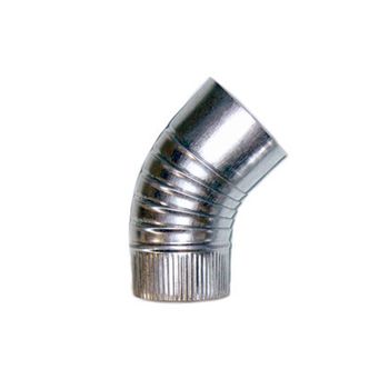 Codo Chapa Galvanizado 45º Ø 125 Mm. - Theca