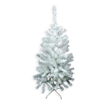 Árbol De Navidad Artificial De 274 Ramas Blancas De Pe Y Pvc Ø 80x150 Cm