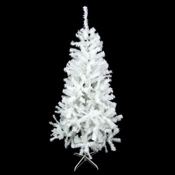 Árbol De Navidad Artificial Blanco Con 820 Ramas De Plástico De 210 Cm