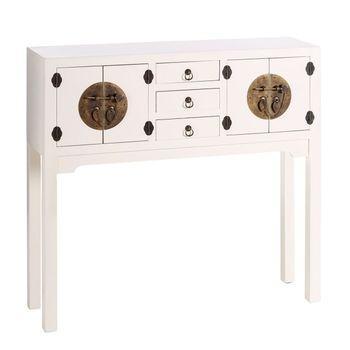 Sobuy Fsb70-w Aparador Entrada Recibidor Buffet Para Salón Con 2 Puertas Y  Baldas Ajustables 80 X 34 X 95 Cm Blanco Es con Ofertas en Carrefour