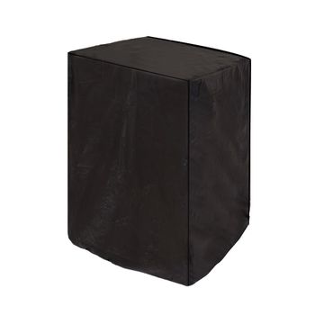 Funda Protectora De Pvc Reforzado Para 4 Sillas De Jardín Negra De 66x66x109cm