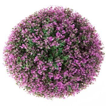 Bola Boj Artificial Lavanda De Exterior Grande Lila De Plástico De Ø 40 Cm