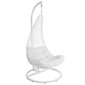 Silla De Jardã­n Dido Colgante De Acero Blanco De Ã˜ 103x191 Cm