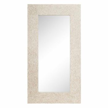 Espejo De Pared 186 X 7 X 100 Cm Blanco Concha