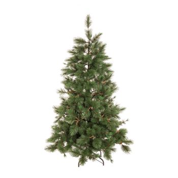 Árbol De Navidad Artificial De 252 Ramas Verde De Pvc Con Pie De Metal De 150 Cm