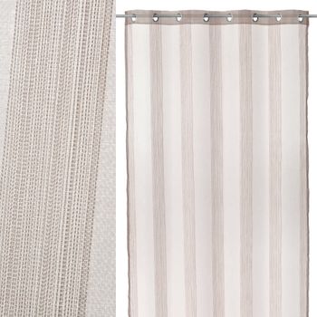 Acomoda Textil – Cortina Translucida Para Ventanas 140x265 Cm. (visón) con  Ofertas en Carrefour