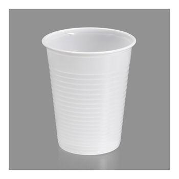 Bolsa Con 50 Vasos Blancos Biodegradables 200cc Plastico