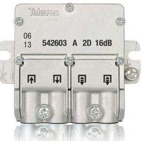 Derivador Tv Ict 5-2400 Mhz 2 Salidas 16db Easy F Tamaño Mini
