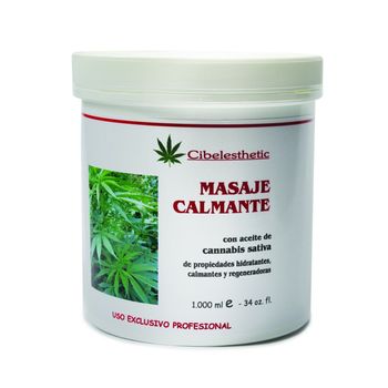 Crema Calmante Con Aceite De Cannabis - Cibelesthetic 1000ml
