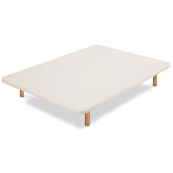 Canapé Abatible Arcón De Madera Con Patas Y Tirador Embutido Altura 34 Cm -  Glaciar - 140x200 Cm con Ofertas en Carrefour