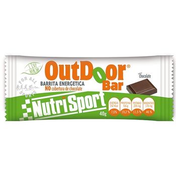 Barritas Energética Outdoor S/cobertura Exp. 20 Bar. - Chocolate Nutrisport