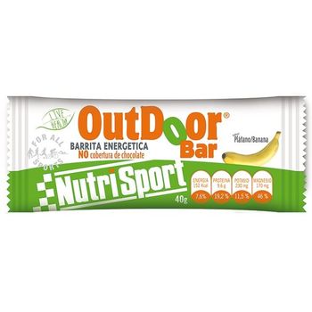 Barritas Energética Outdoor S/cobertura Exp. 20 Bar. - Platano Nutrisport