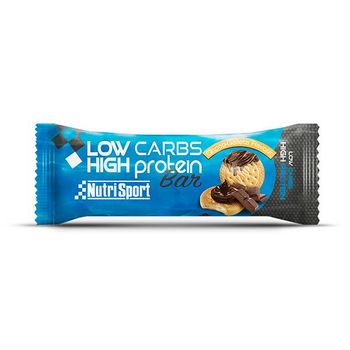 Nutrisport - Barrita Low Carbs - 1 Barrita X 60 Gr - Low Carbs High Protein -  Sabor: Choc