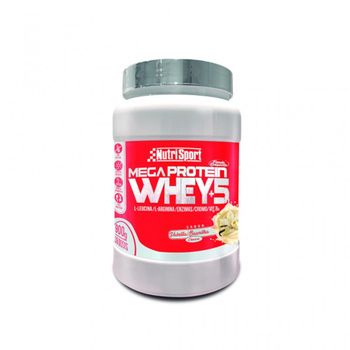 Proteinas Sabor Vainilla - 900g - Mega Protein Whey 5 - Nutrisport