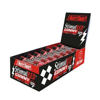 Nutrisport - Barrita Energética Stimulred Gummy Nutrisport -  28 Barritas X 25 Gr - 80 Mg