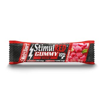 Nutrisport - Barrita Energética Stimulred Gummy Nutrisport -  1 Barrita X 25 Gr - 80 Mg De