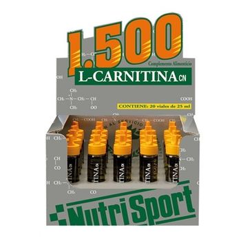 Nutrisport L-carnitina Fresa 1500mg 20 Ampollas 20 Unidades