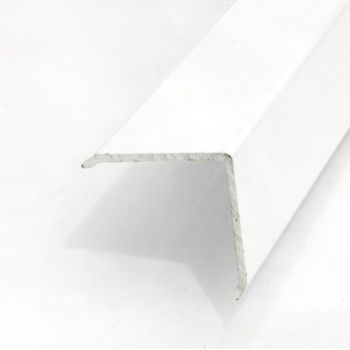 Esquinero De Pared De Aluminio Blanco Dicar 28x28mm 2m