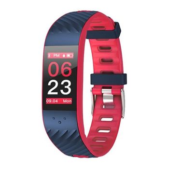 Pulsera De Actividad Brigmton Bsport-16-r 0,96" Oled Bluetooth Rojo