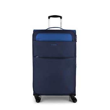 Juego De 3 Maletas De Viaje Trolley Blandas De Poliéster Eva, Extensibles  701000 Azul Vaqu con Ofertas en Carrefour