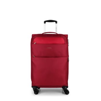 Set De Maletas De Viaje Cabina Y Mediana De Polipropileno Don Algodon  64x44x24 Cm - Rojo con Ofertas en Carrefour