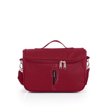 Bolsa Grande con 2 Ruedas Poliéster, Fucsia