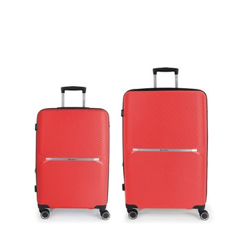 Pack 2 Maletas De Viaje Rígidas Cabina 4 Ruedas 55x40x20 Cm Trolley Abs  T71650p Mostaza/mo con Ofertas en Carrefour