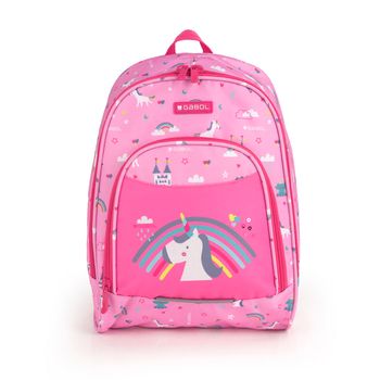 Mochila Gabol Rainbow Con Unicornio Y Resistente Al Agua