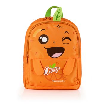 Mochila Infantil Gabol Tutti Frutti Naranja Resistente Al Agua