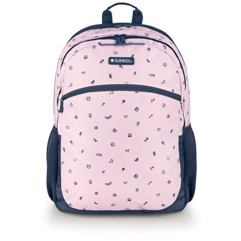 Mochila Adaptable A Carro Gabol Icon Rosa Y Resistente Al Agua