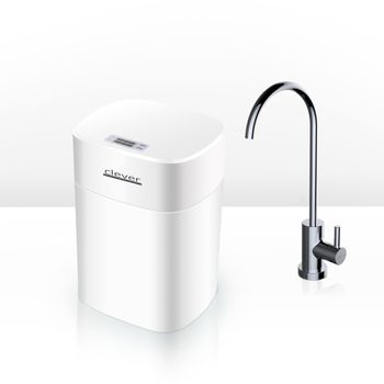 Clever 61430 Pure Grifo Monomando Fregadero 1 Agua Con Unidad De Tratamiento Agua