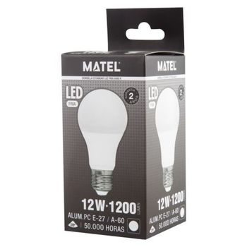 Bombilla LED Esférica Cerámica E27 Luz fría (5.2W)