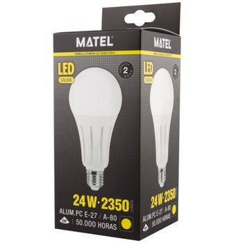 Bombilla Led Estandar E27 24 Watios Calida 23293