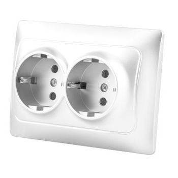 Doble Base Monoblock Emp.univ.blanco 16a