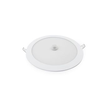 Downlight Led Empotrable Blanco Con Sensor De Presencia 18w Blanco Fría 6400k Blanco Fría 6400k