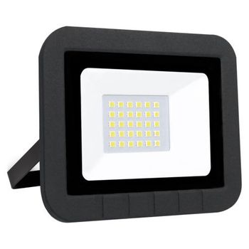 Proyector Led Plano Negro 10w. Fria 24183