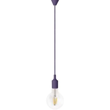 Kit Colgante Silicona E27 Violeta