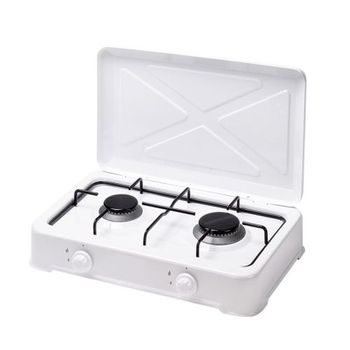 Cocina Gas Esmaltada Blanca 2 Fuegos 33234