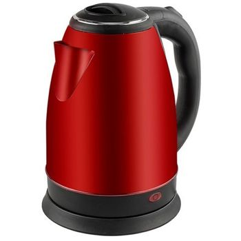 Hervidor Agua Inox Rojo 2 L 1500 W